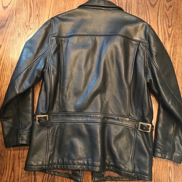 Emporio Armani men’s leather jacket - Picture 4 of 6